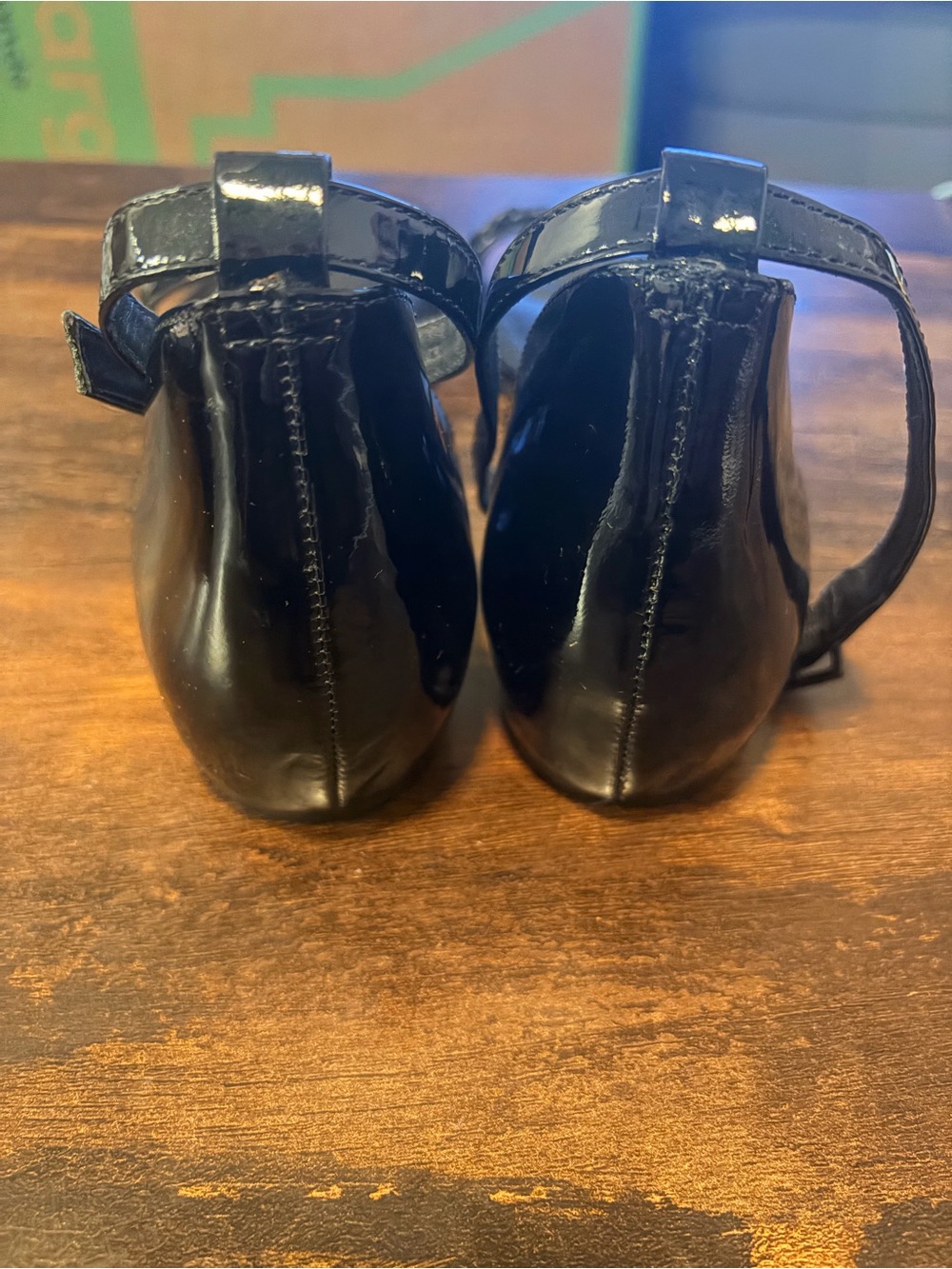 Sandro Paris Black Patent Chain Sandals EU 38 US 7.5-8 - Picture 5 of 7
